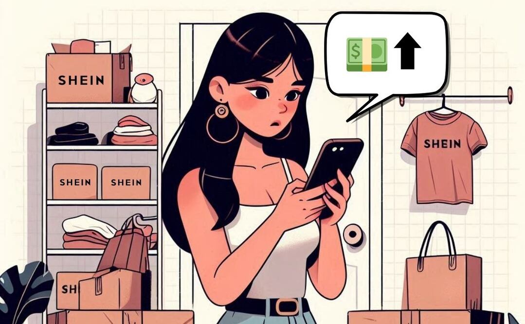 Ante la aplicación de aranceles a productos de plataformas como Shein y Temu, las "nenis" son uno de los sectores más afectados. Ilustración: Especial, generada con inteligencia artificial.