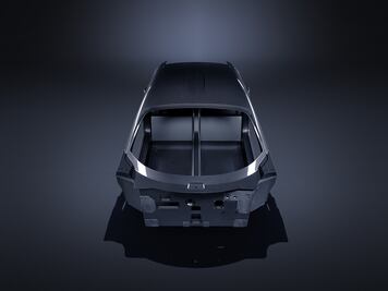 La carrocería de este auto pesa lo mismo que una persona