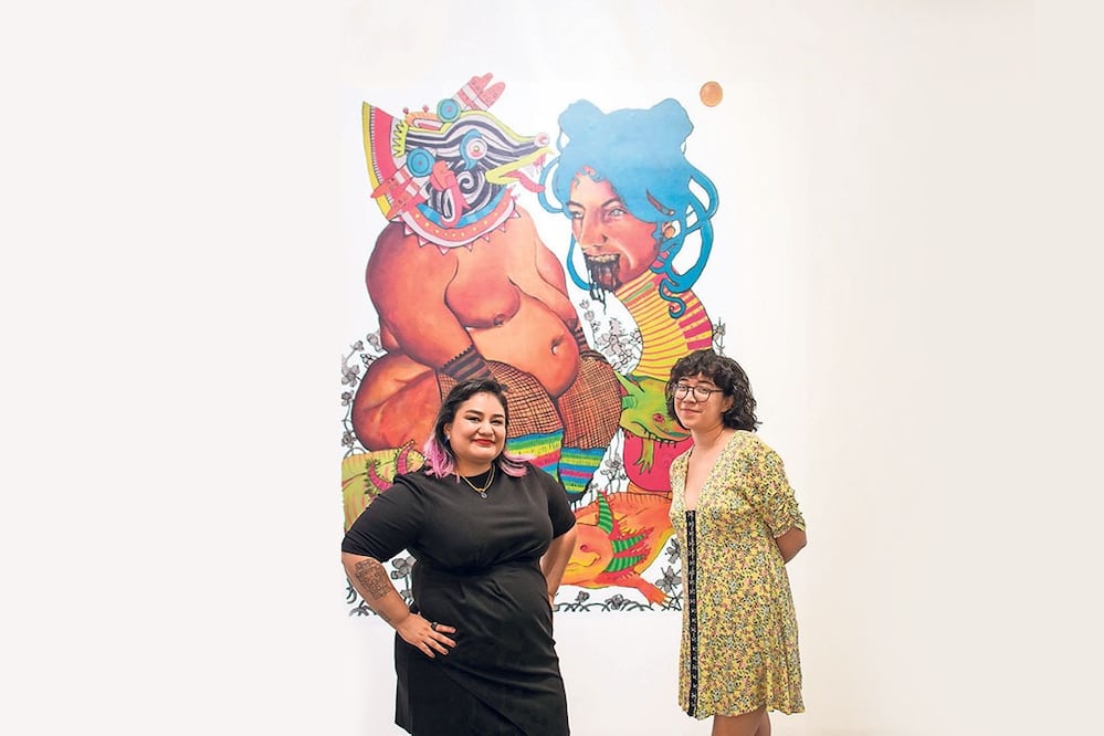 Selene Preciado, Daniela Lieja Quintanar son curadores mexicanas en Los Ángeles. Selena trabaja en Los Angeles Contemporary Exhibitions y Daniela es la primera mujer jefa del proyecto REDACT. Foto: Cortesía