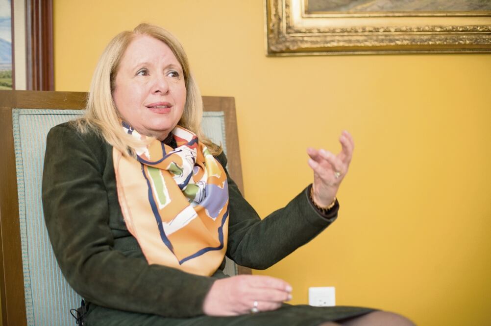 Especialista en Derecho Internacional y Derechos Humanos, Loretta Ortiz Ahlf. Foto: GERMÁN ESPINOSA. EL UNIVERSAL