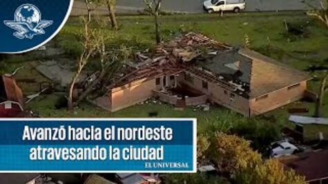Tornado causa graves daño en Dallas y deja a miles sin electricidad