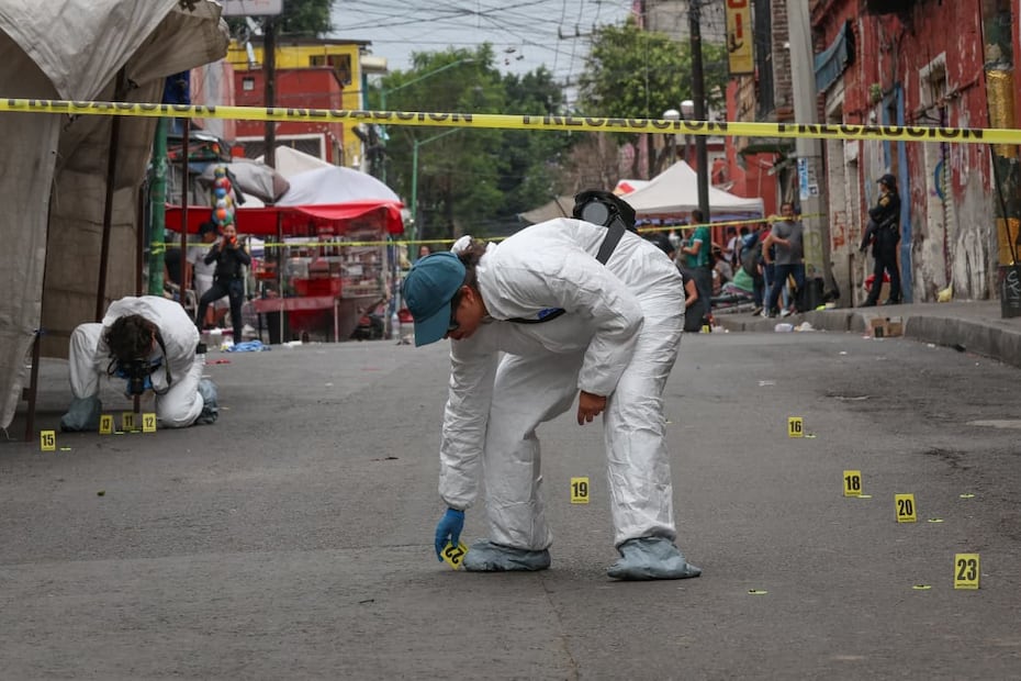 El ataque dejó al menos dos fallecidos y dos lesionados.
Foto: Luis Camacho | El Universal