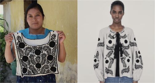 Artesanas de Chiapas denuncian a Zara por plagiar bordados tradicionales