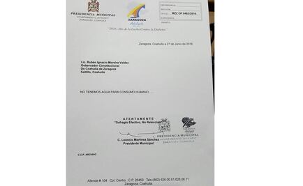 "No tenemos agua": edil de Zaragoza a Rubén Moreira