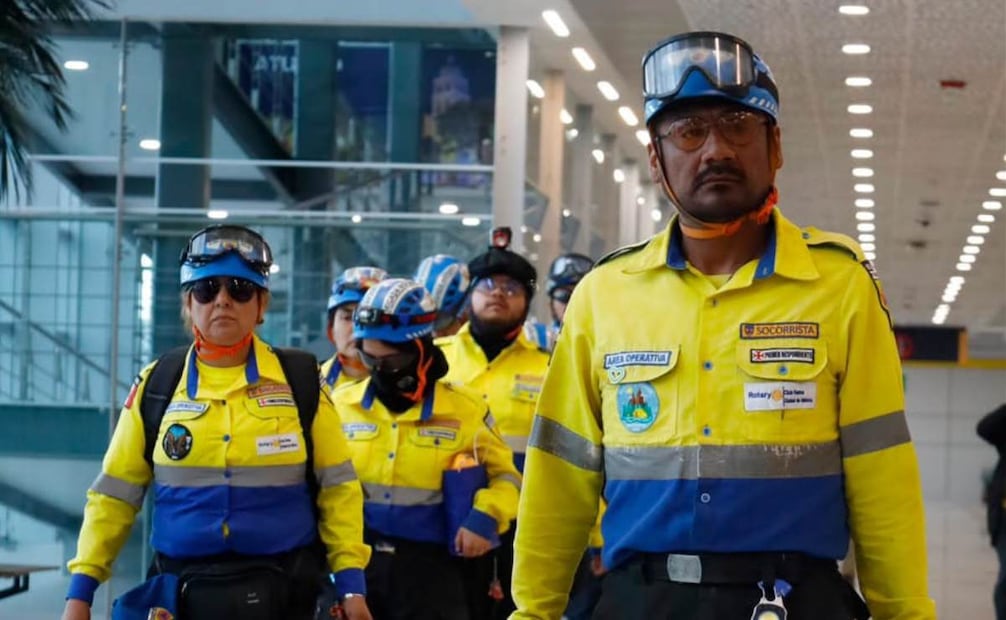 Regresan a México rescatistas tras apoyo a Venezuela por sismos (08/07/2026). Foto: Especial