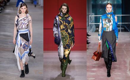 El 'scarf print' será tu estampado favorito durante esta temporada de otoño