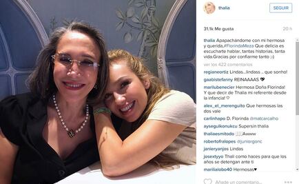 Thalía presume su amistad con Florinda Meza