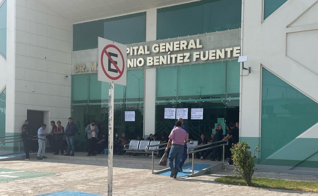 Paro en hospitales del IMSS-Bienestar en el Istmo de Oaxaca; trabajadores de limpieza y seguridad exigen estabilidad laboral y prestaciones sociales. Foto: Especial