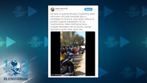 Calderón: Gobierno debe reconocer que estrategia contra huachicol no funciona