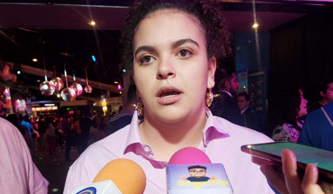 Lucerito Mijares fue una de las famosas que se presentó en la alfombra rosa de la obra "Mean Girls".
Foto: EL UNIVERSAL / Sughey Baños