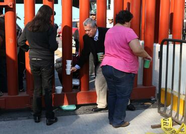 Campesinos encierran a diputados y trabajadores en San Lázaro