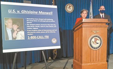 Cae exnovia de Epstein por tráfico sexual