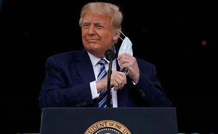 Trump realiza su primer acto público desde que se contagió de coronavirus