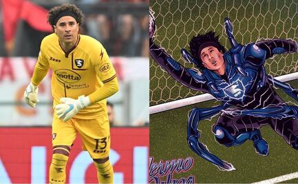 Serie A compara a Guillermo Ochoa con el personaje Blue Beetle: "Nuestro propio superhéroe"