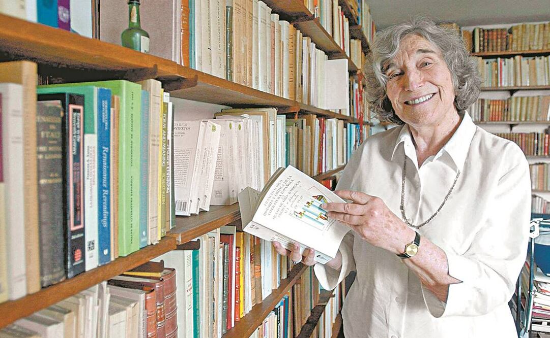 Margit Frenk. Foto: ARCHIVO EL UNIVERSAL