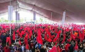 El pueblo organizado puede defender la patria: Aquiles Córdova; 10 mil antorchistas de Ocoyucan festejan 35 años 
