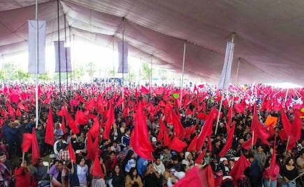 El pueblo organizado puede defender la patria: Aquiles Córdova; 10 mil antorchistas de Ocoyucan festejan 35 años 