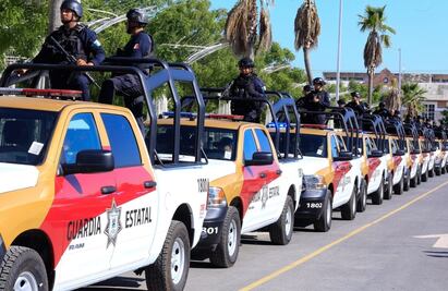 Entrega Américo Villarreal 100 patrullas a la Guardia Estatal