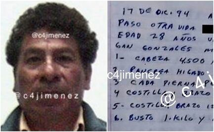 "Diciembre 1994: pasó a otra vida"; la macabra bitácora del feminicida de Atizapán