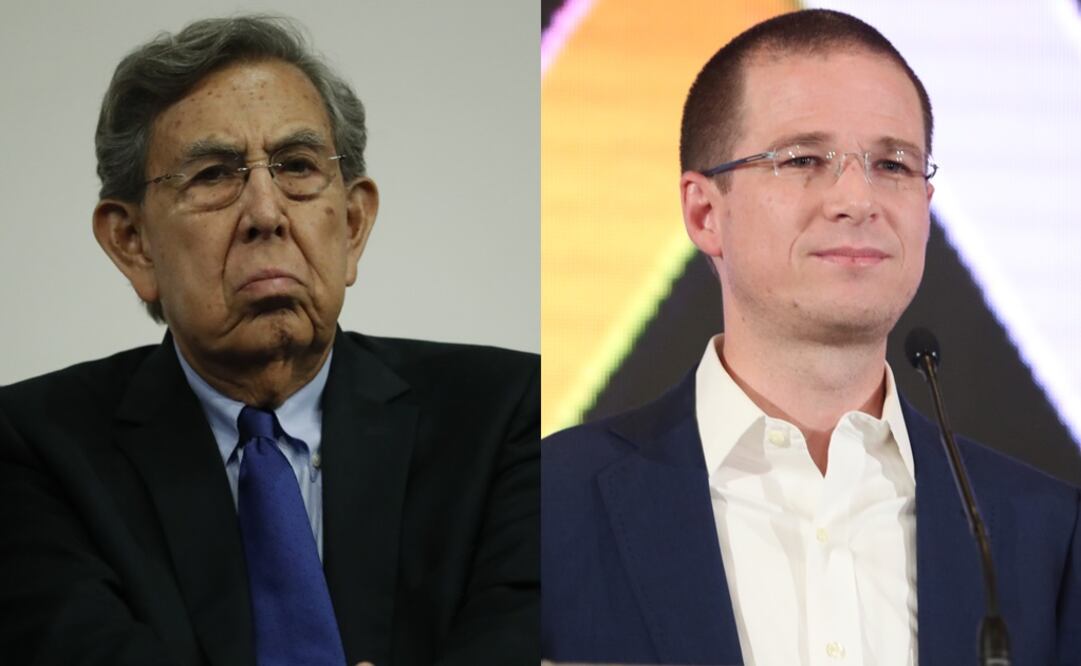 Cuauhtémoc Cárdenas y Ricardo Anaya, excandidatos a la Presidencia. FOTOS: archivo/EL UNIVERSAL