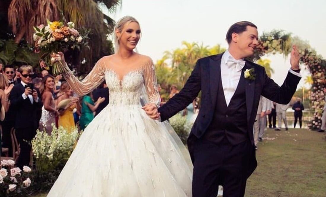 Lele Pons y Guaynaa se casaron en una ceremonia en Miami. Foto: Instagram @lelepons