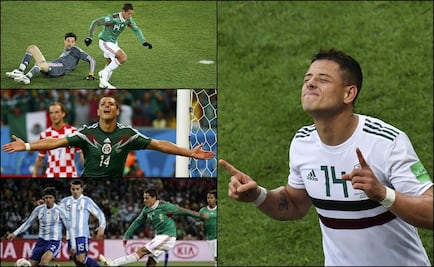 Los goles de Chicharito Hernández en Copas del Mundo