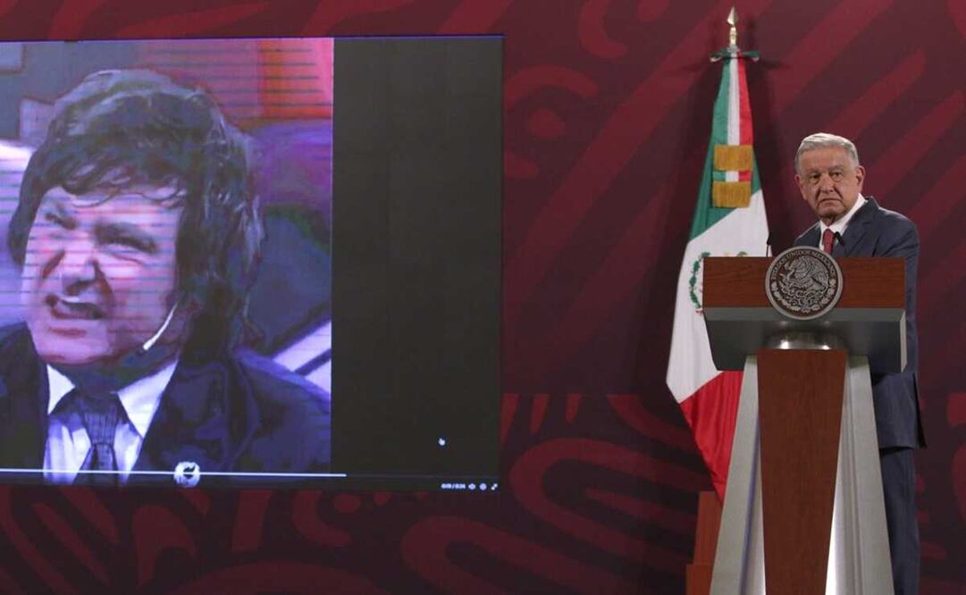 El presidente López Obrador durante su conferencia mañanera. Foto: Carlos Mejía / EL UNIVERSAL