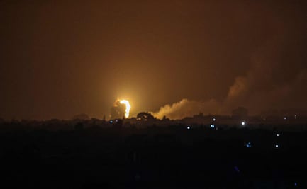 Israel ataca Franja de Gaza tras disparo de cohete a su territorio