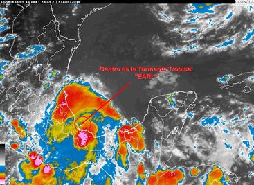 "Earl" reingresará a México tras fortalecerse de nuevo
