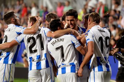 Con Héctor Moreno, la Real Sociedad gana al Huesca