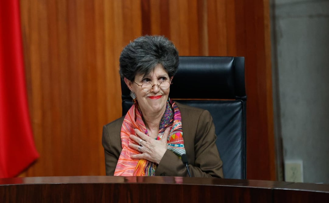 Última sesión de la magistrada Janine Otálora en el Tribunal Electoral este jueves 30 de octubre de 2025. Foto: Diego Simón Sánchez/ EL UNIVERSAL