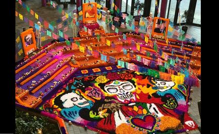 Frida Kahlo es recordada en Quebec con una ofrenda del Día de Muertos