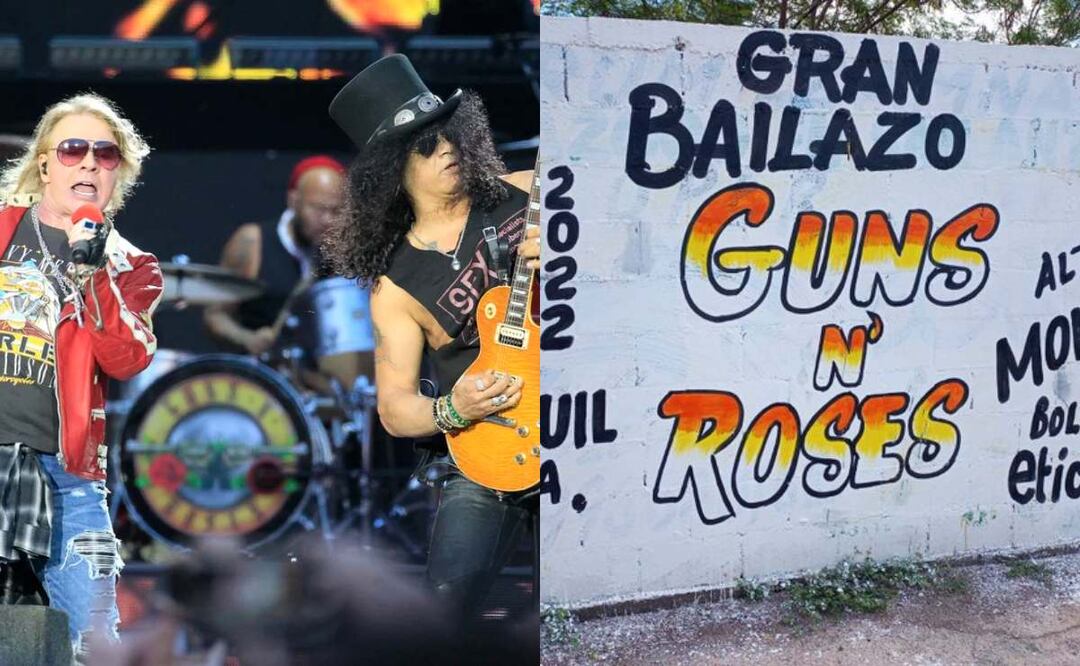 ¡Listos para el Gran Bailazo!; Guns N’ Roses reacciona a barda publicitaria por su show 