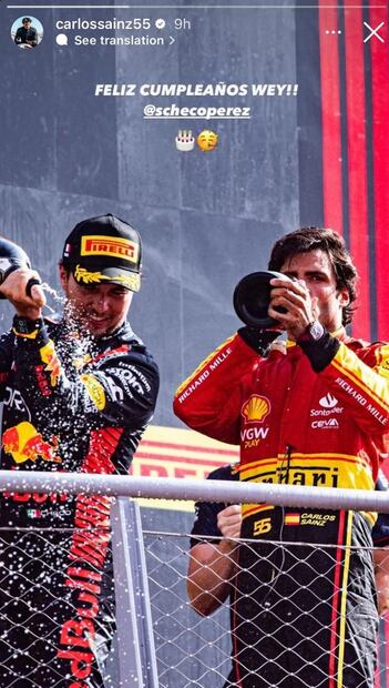 Historia de Carlos Sainz - Foto: @carlossainz55 en Instagram
