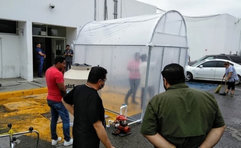 Universidad de Tamaulipas produce túnel sanitizante y motores para ventiladores