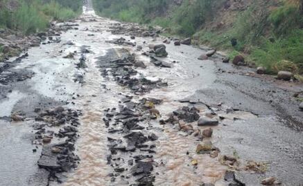 En alerta carretera en Sonora por daños de lluvias; tránsito entre Bavispe y Bacerac queda interrumpido