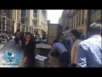 Desalojan a locatarios de varios establecimientos en Madero