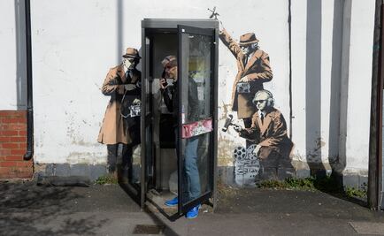 Desaparece un mural de Banksy en Londres