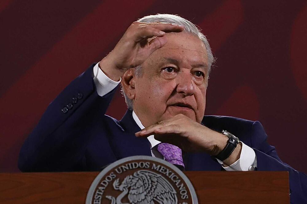 López Obrador dijo que en el Gabinete de Seguridad recibe un reporte diario de lo que hace la Guardia Nacional en el Metro. Foto: Berenice Fregoso / EL UNIVERSAL