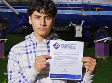 Joven mexicano participará en programa espacial estudiantil en EU