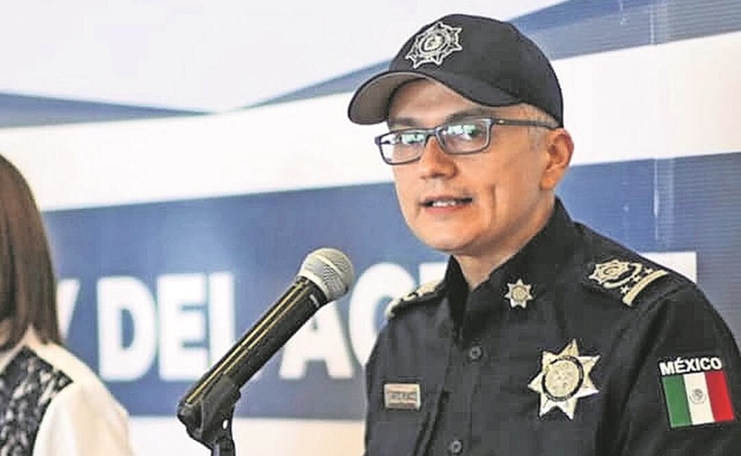 El comisario de Fuerza Civil de Nuevo León, Gerardo Palacios Pámanes, dio a conocer los avances de las investigaciones. Foto: Especial.