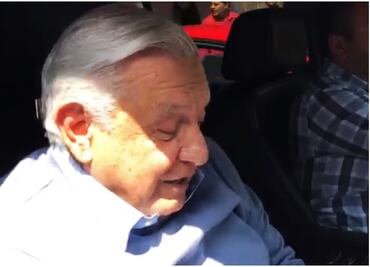 "Sin novedad", dice AMLO sobre Marcha por la Democracia