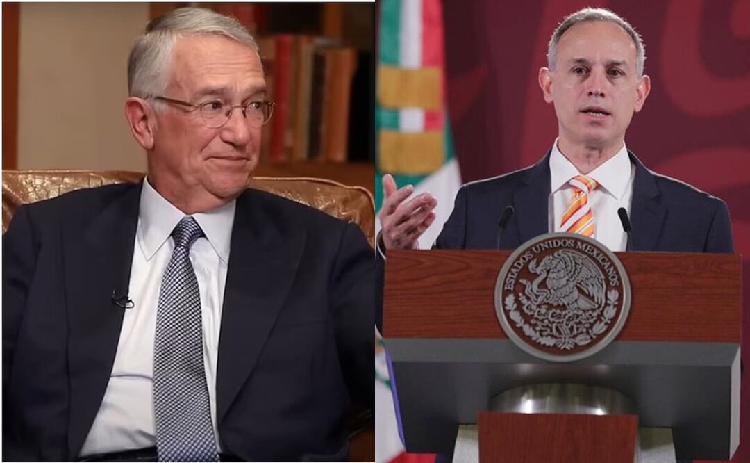 Reacción de Salinas Pliego al nombramiento de Hugo López-Gatell en la OMS. Foto: Redes sociales y Diego Simón / EL UNIVERSAL