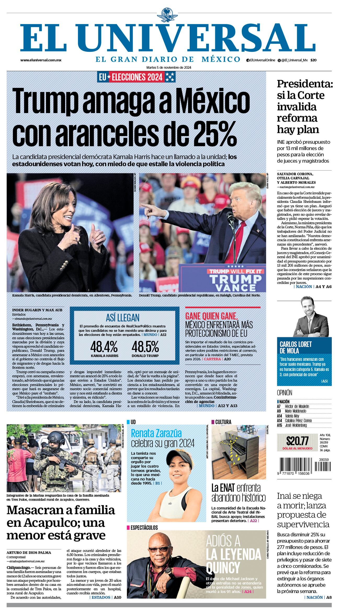 Portada impresa