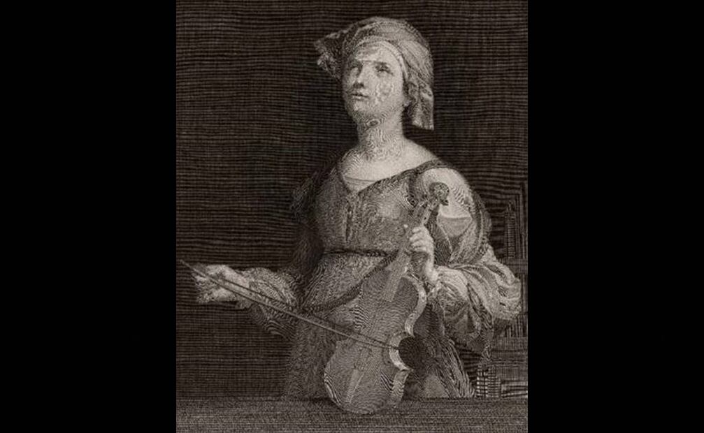 Santa Cecilia. Foto: Biblioteca Nacional de España.