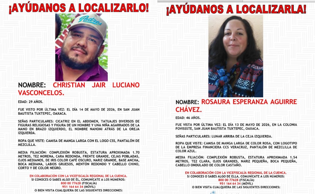 Trabajadores de Veracruz desaparecidos en Oaxaca. Foto: Especial