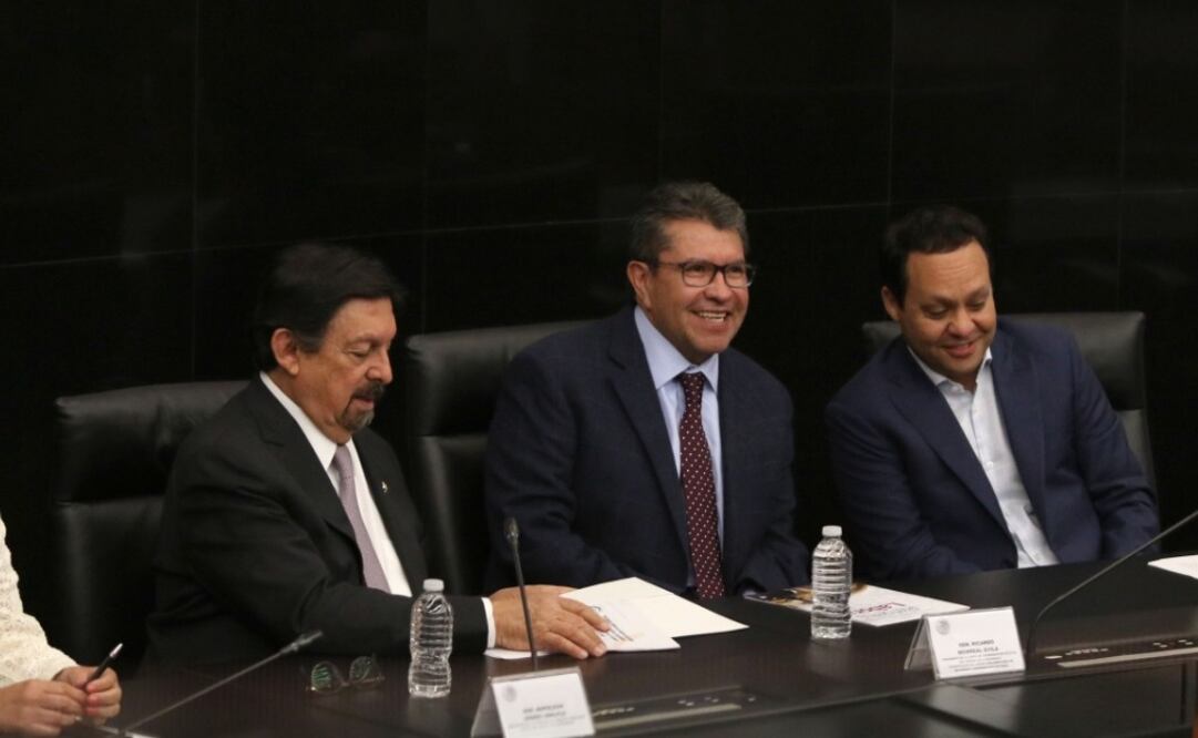 Ricardo Monreal, presidente de la Jucopo, durante foro realizado en el Senado. Foto: Carlos Mejía Rosas/EL UNIVERSAL 