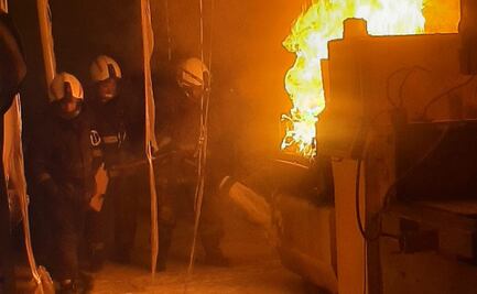 Reportan incendio en Zona Industrial Cuamantla; desalojan a 80 trabajadores