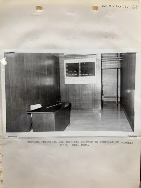 Entrada al edificio Circular de Morelia No. 8, colonia Roma Norte. Foto: Especial