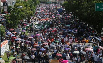 Marcha la CNTE en Morelia